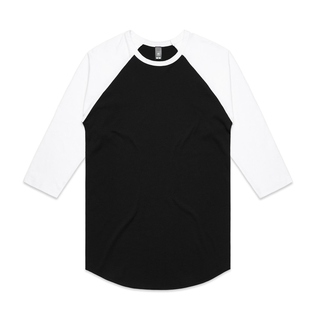 Raglan Tee – T-Shirt - Black/White