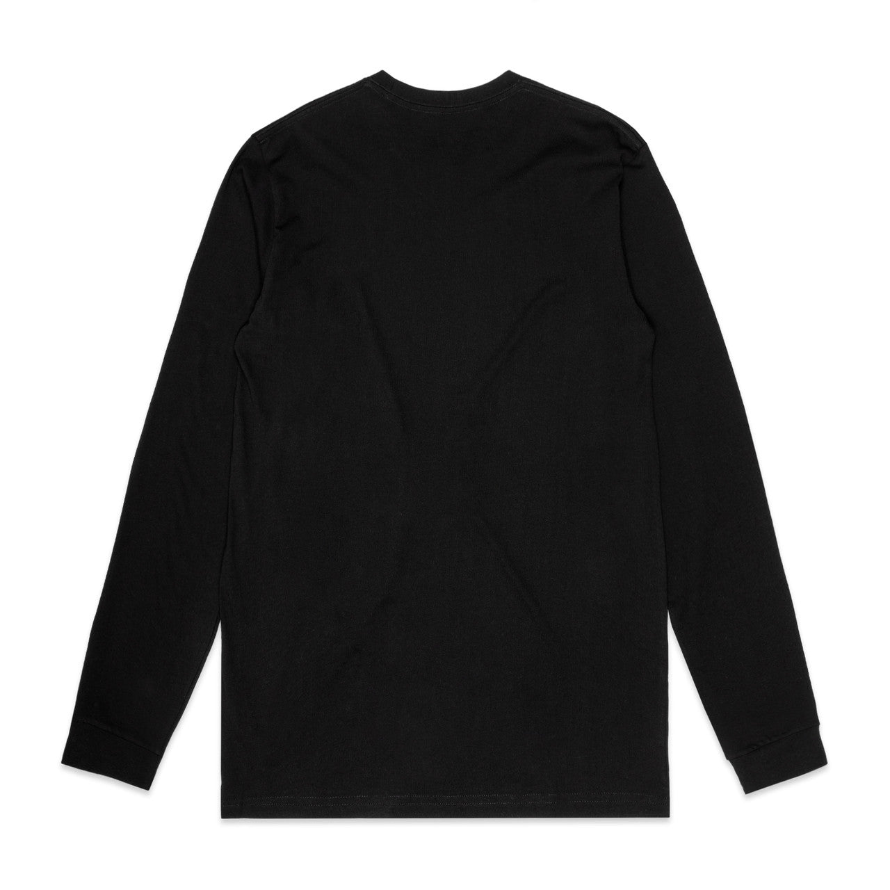 Staple Organic L/S Tee – Long Sleeve Tee - BLACK - BACK