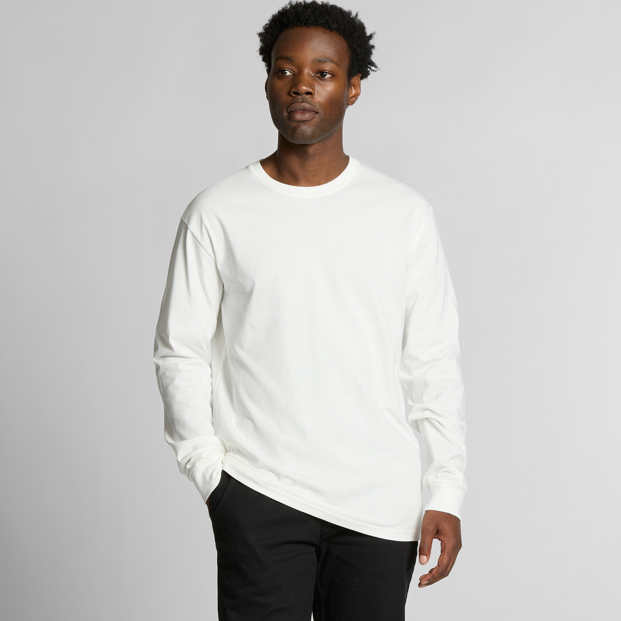 Staple Organic L/S Tee – Long Sleeve Tee - BACK