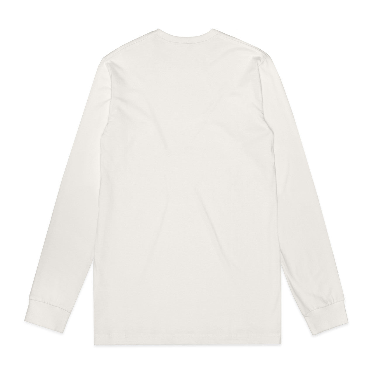 Staple Organic L/S Tee – Long Sleeve Tee - NATURAL - BACK
