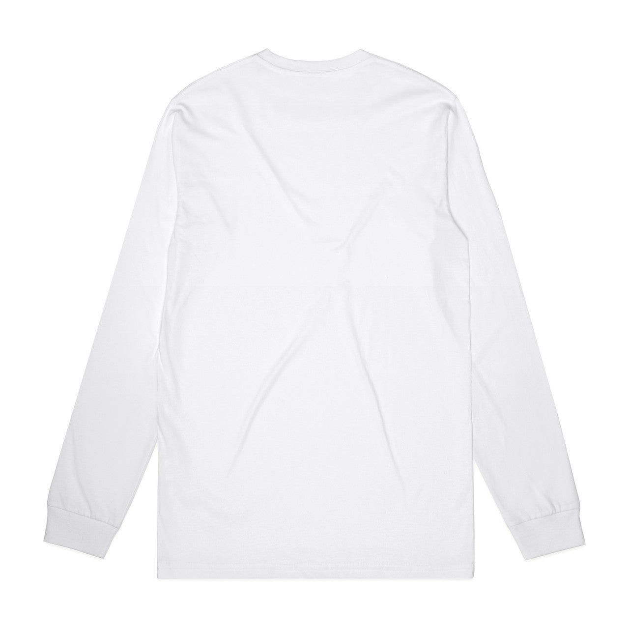 Staple Organic L/S Tee – Long Sleeve Tee - WHITE - BACK