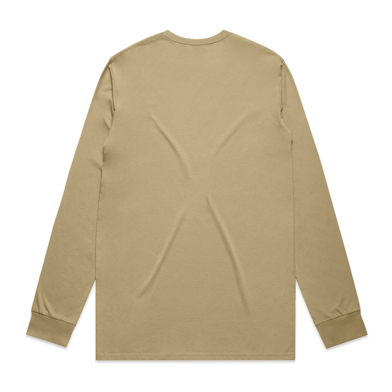 Staple L/S  Tee – Long Sleeve Tee - KHAKI - BACK