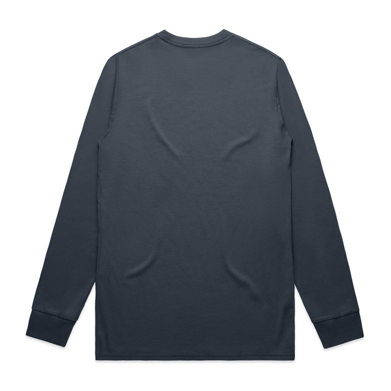 Staple L/S  Tee – Long Sleeve Tee - PETROL BLUE - BACK