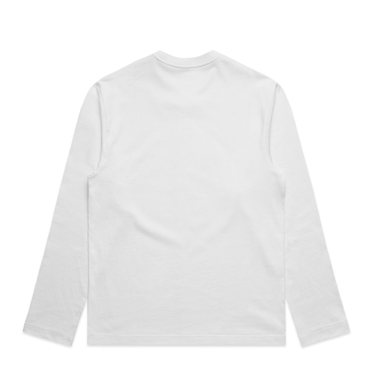 Box L/S Tee – Long Sleeve Tee - WHITE - BACK