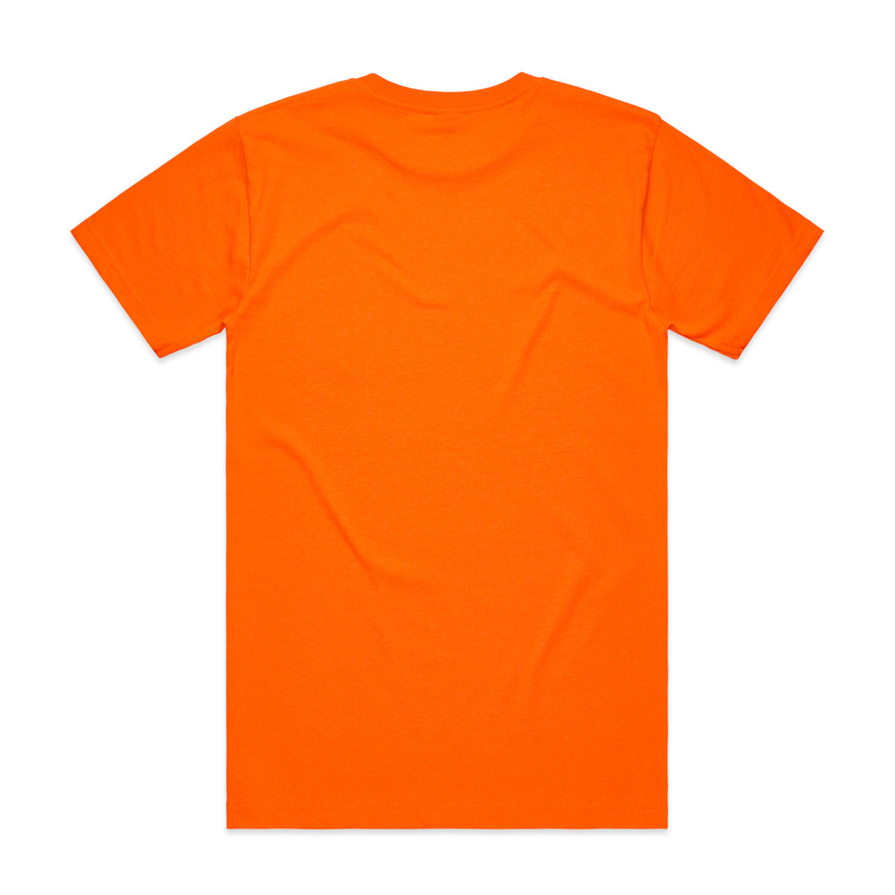 Block Safety Tee – T-Shirt - SAFETY ORANGE - BACK