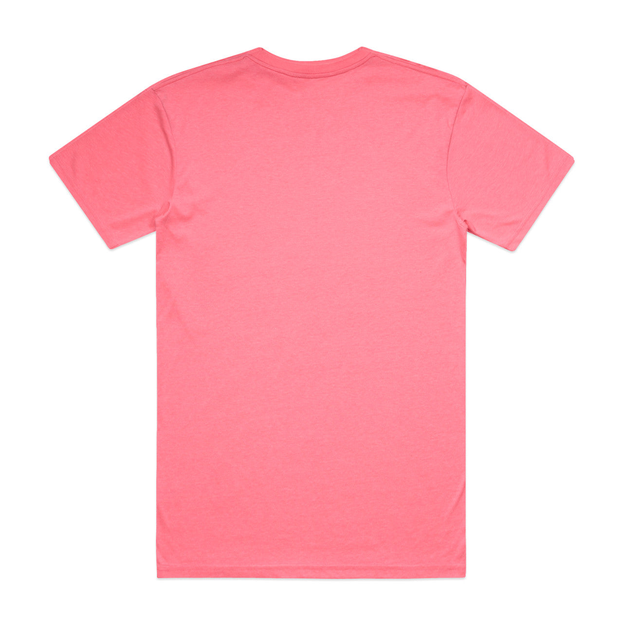 Block Safety Tee – T-Shirt - SAFETY PINK - BACK