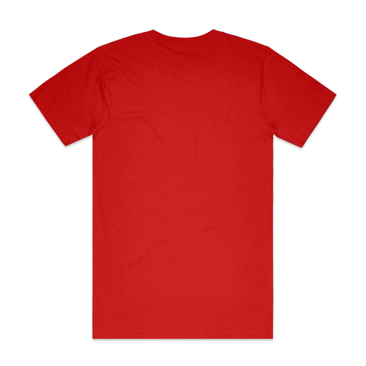 Block Tubular Tee – T-Shirt - RED - BACK
