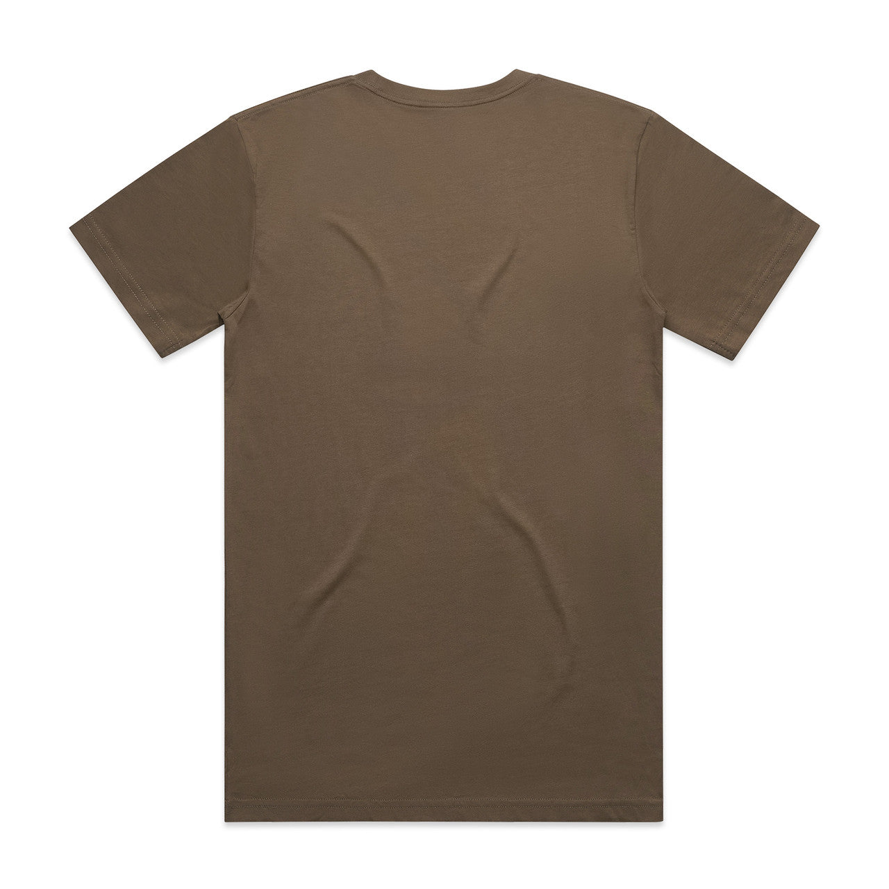 Block Tubular Tee – T-Shirt - WALNUT - BACK