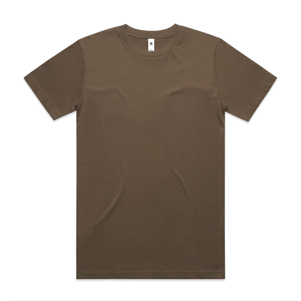 Block Tubular Tee – T-Shirt - Walnut