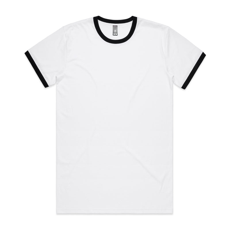 Staple Ringer Tee – T-Shirt - White/Black