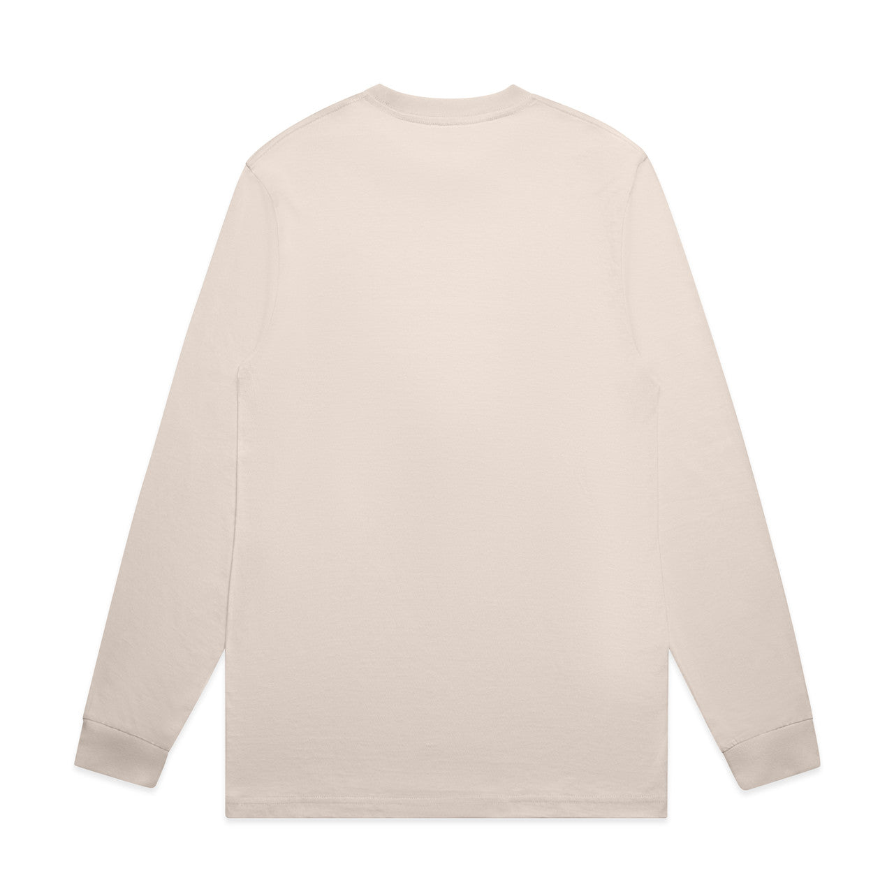 Block L/S Tee – Long Sleeve Tee - BONE - BACK