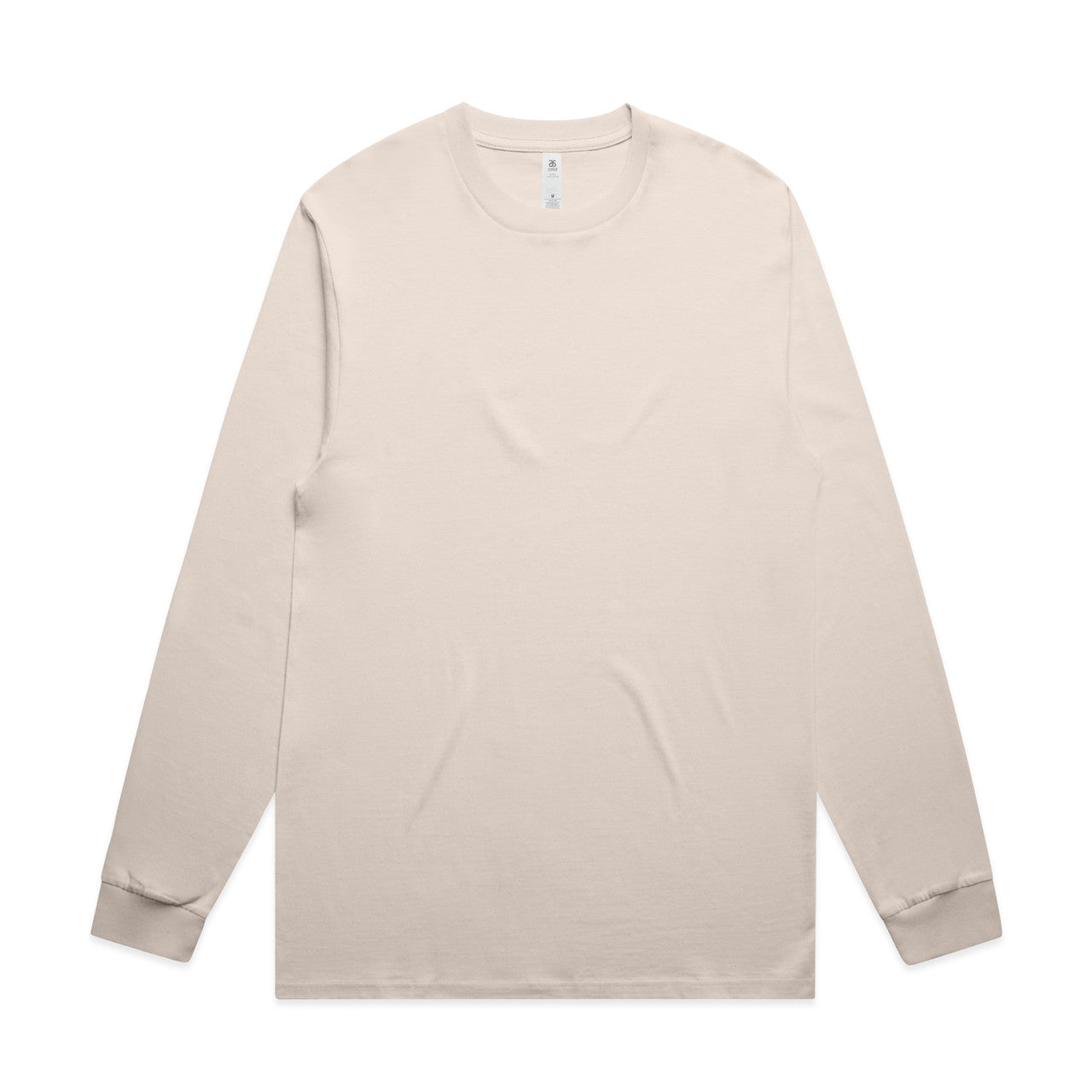Block L/S Tee – Long Sleeve Tee - Bone