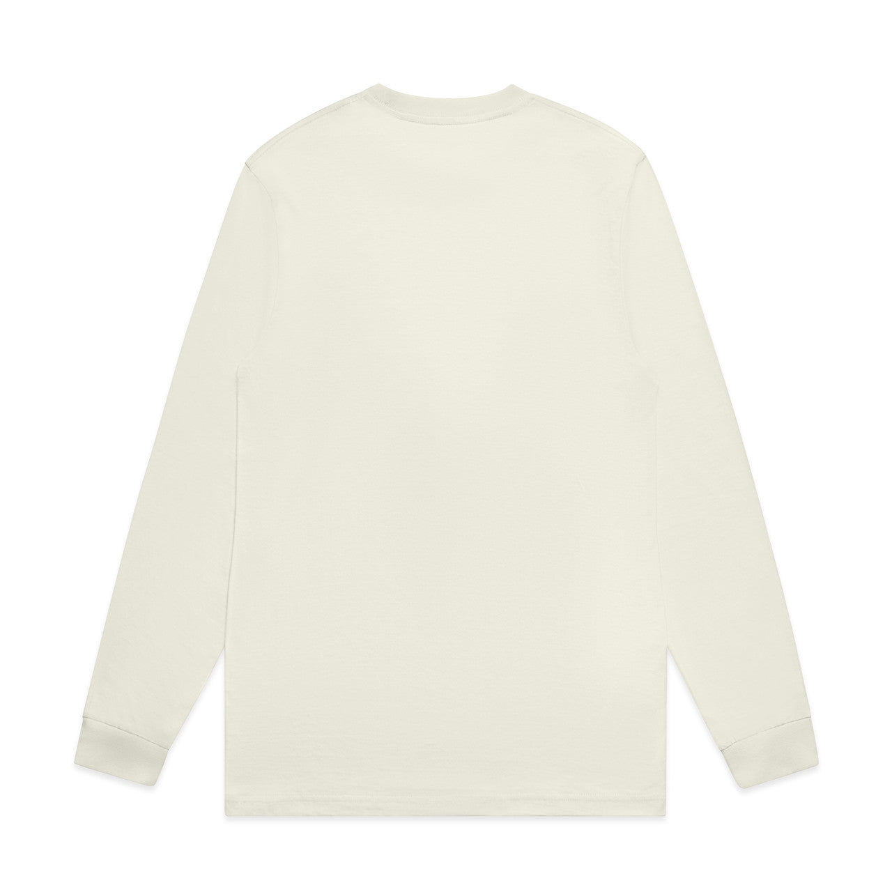 Block L/S Tee – Long Sleeve Tee - ECRU - BACK