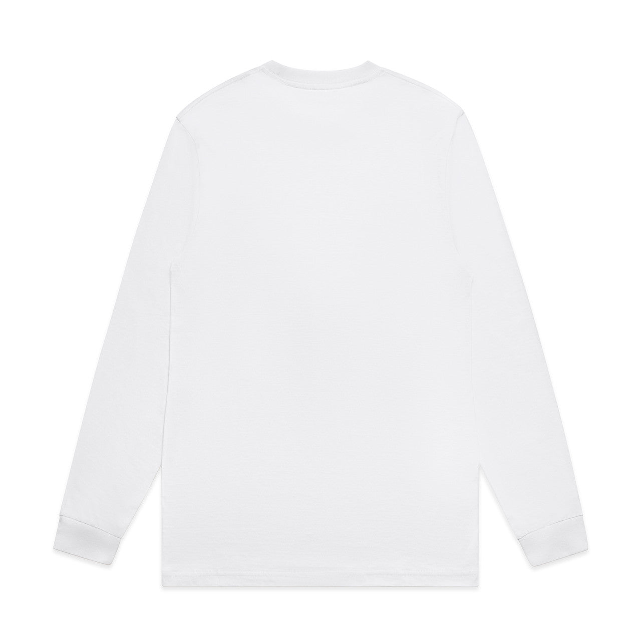 Block L/S Tee – Long Sleeve Tee - WHITE - BACK