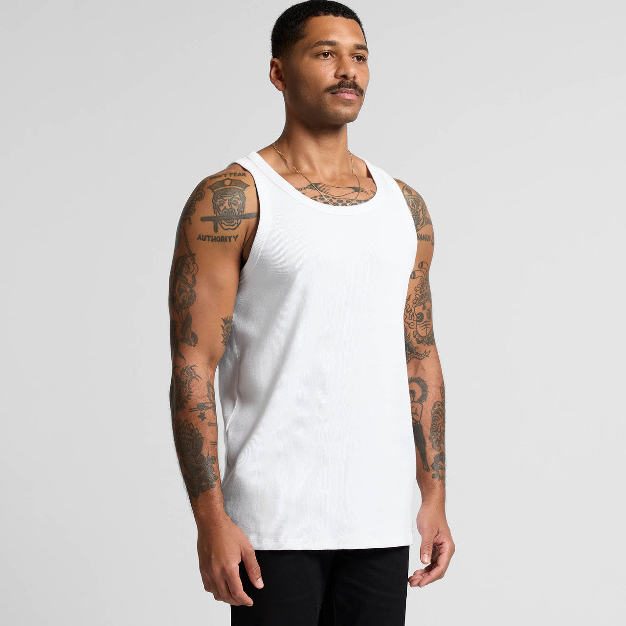 Organic Rib Singlet – Tank Top - TURN