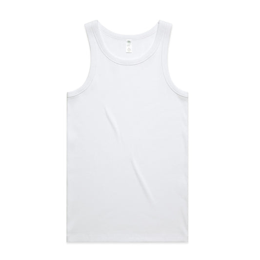 Organic Rib Singlet – Tank Top - White