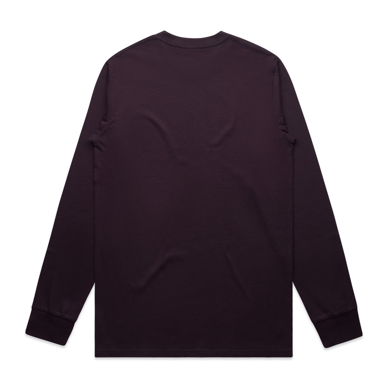 Classic L/S Tee – Long Sleeve Tee - PLUM - BACK