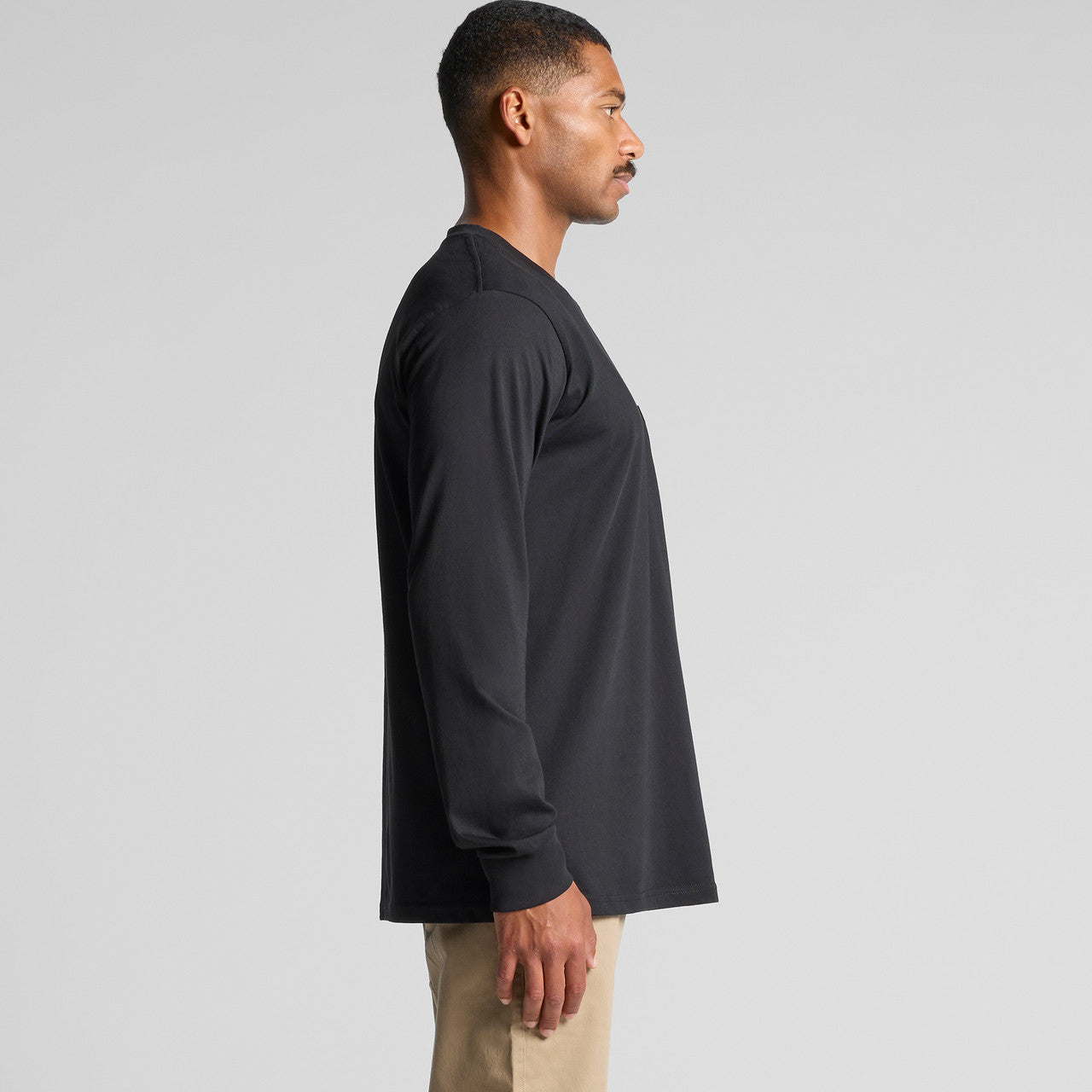 Classic Pocket L/S Tee – Long Sleeve Tee - SIDE