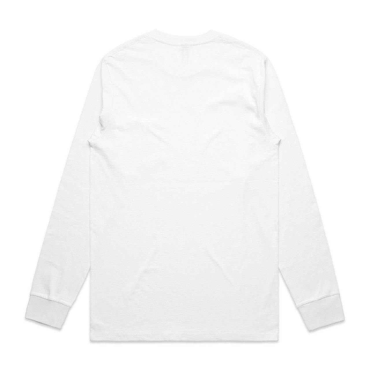 Classic Pocket L/S Tee – Long Sleeve Tee - WHITE - BACK