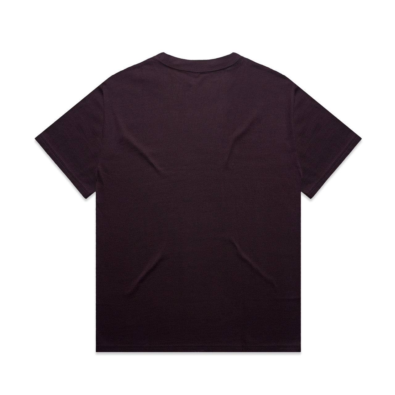 Heavy Tee – T-Shirt - PLUM - BACK
