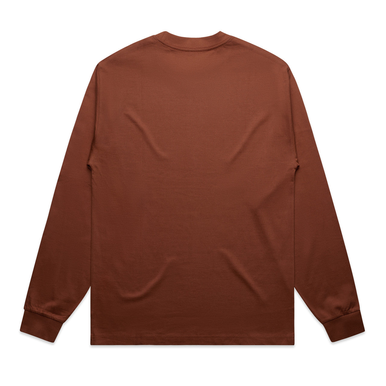 Heavy L/S Tee – Long Sleeve Tee - CLAY - BACK