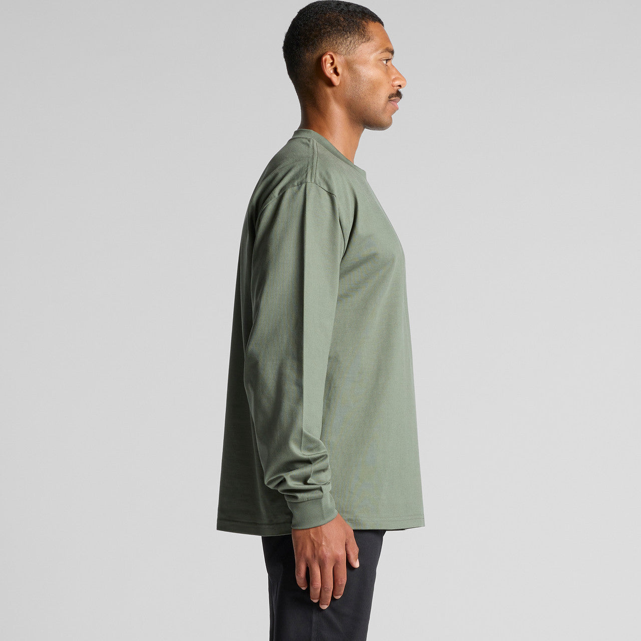 Heavy L/S Tee – Long Sleeve Tee - SIDE