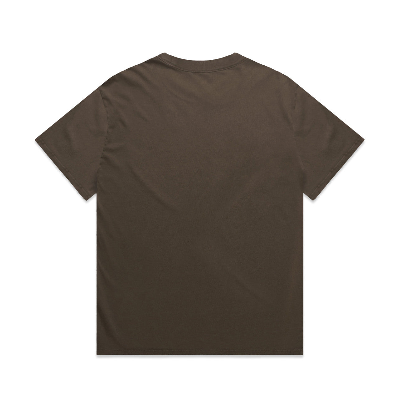 Heavy Faded Tee – T-Shirt - FADED BROWN - BACK