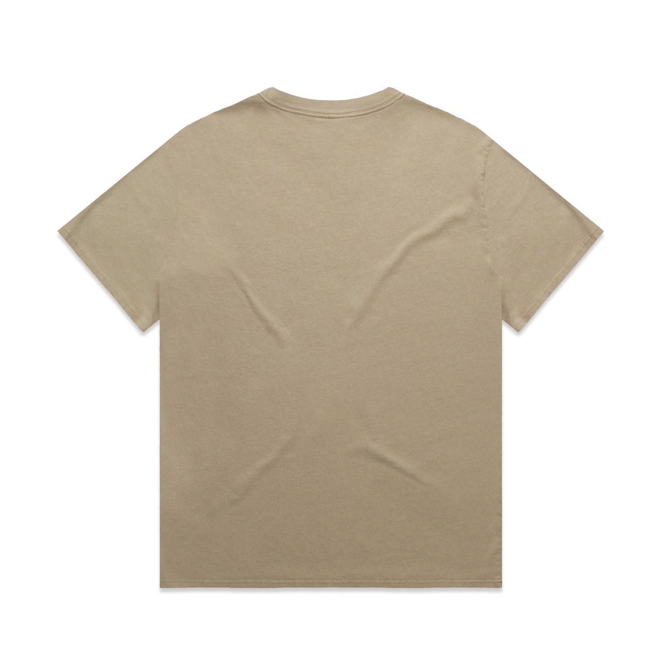 Heavy Faded Tee – T-Shirt - FADED KHAKI - BACK