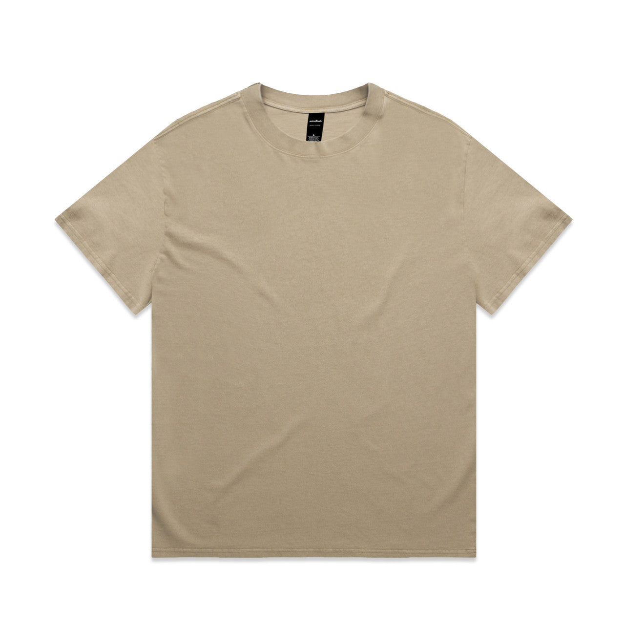 Heavy Faded Tee – T-Shirt - Faded Khaki