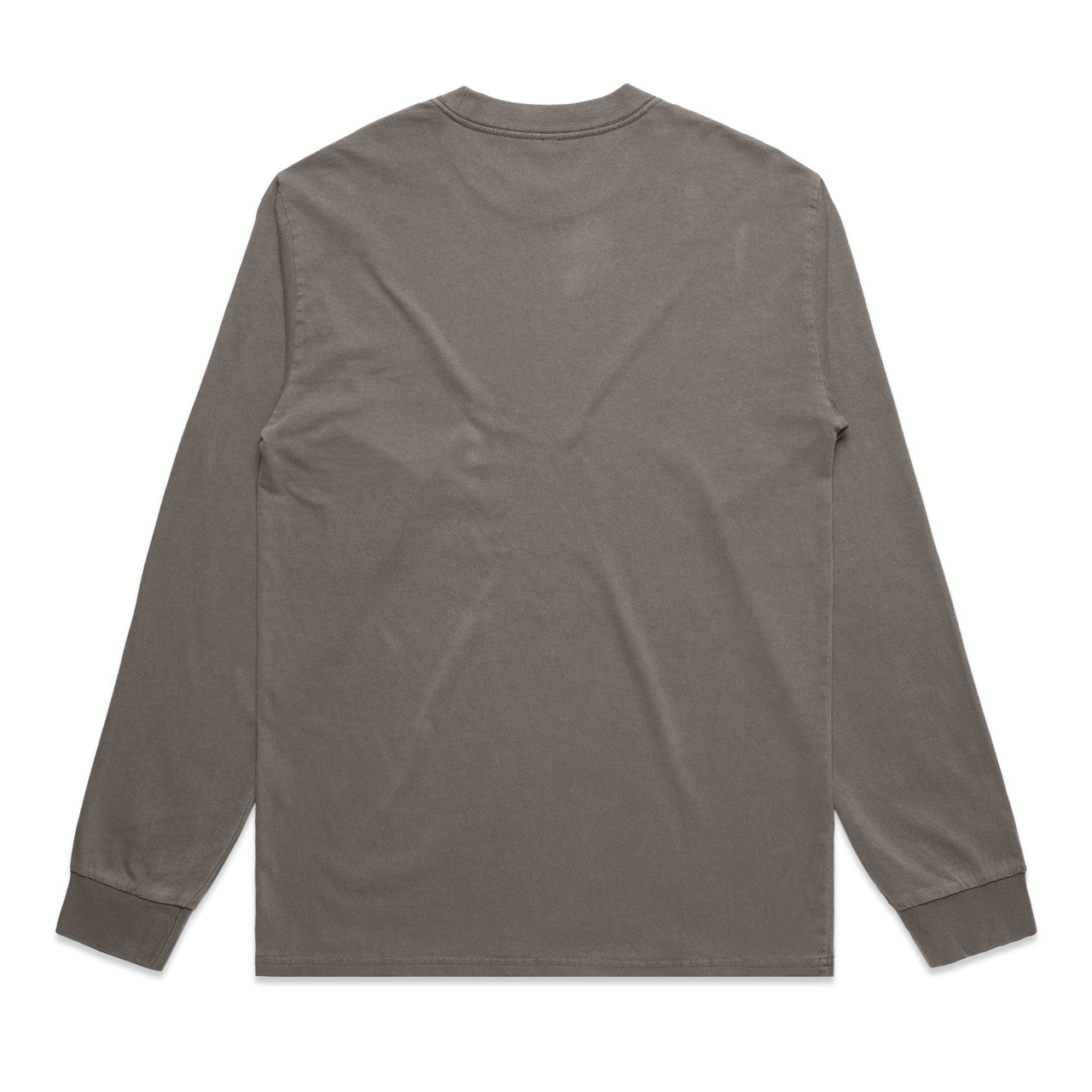 Heavy Faded L/S Tee – Long Sleeve Tee - FADED GREY - BACK