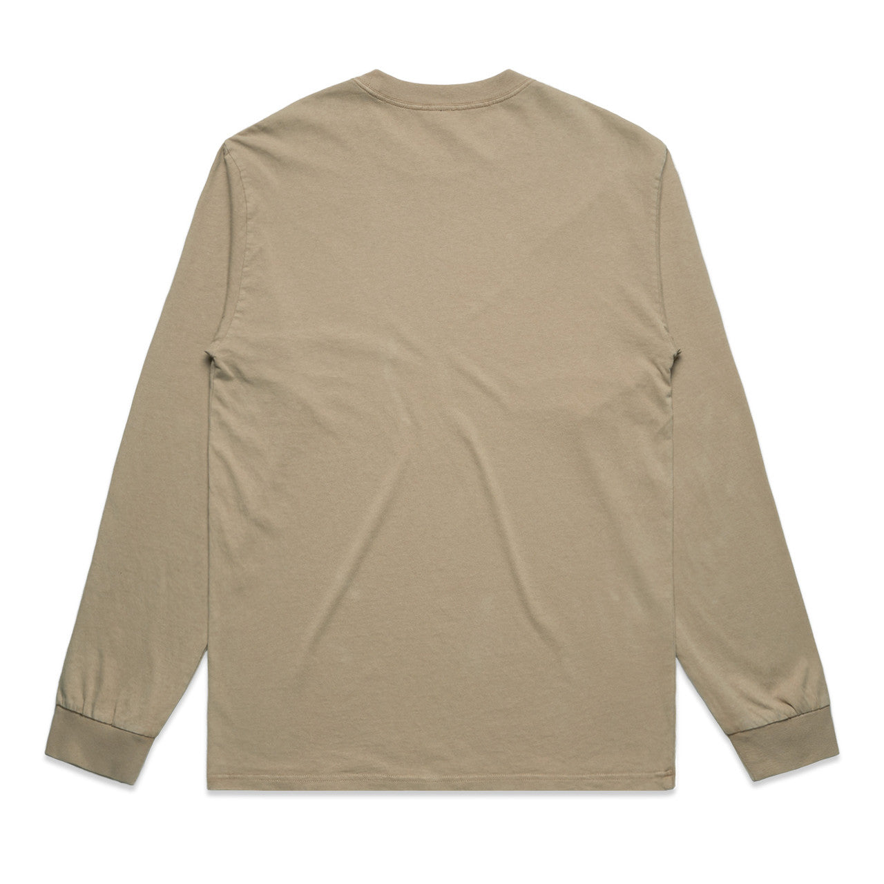 Heavy Faded L/S Tee – Long Sleeve Tee - FADED KHAKI - BACK