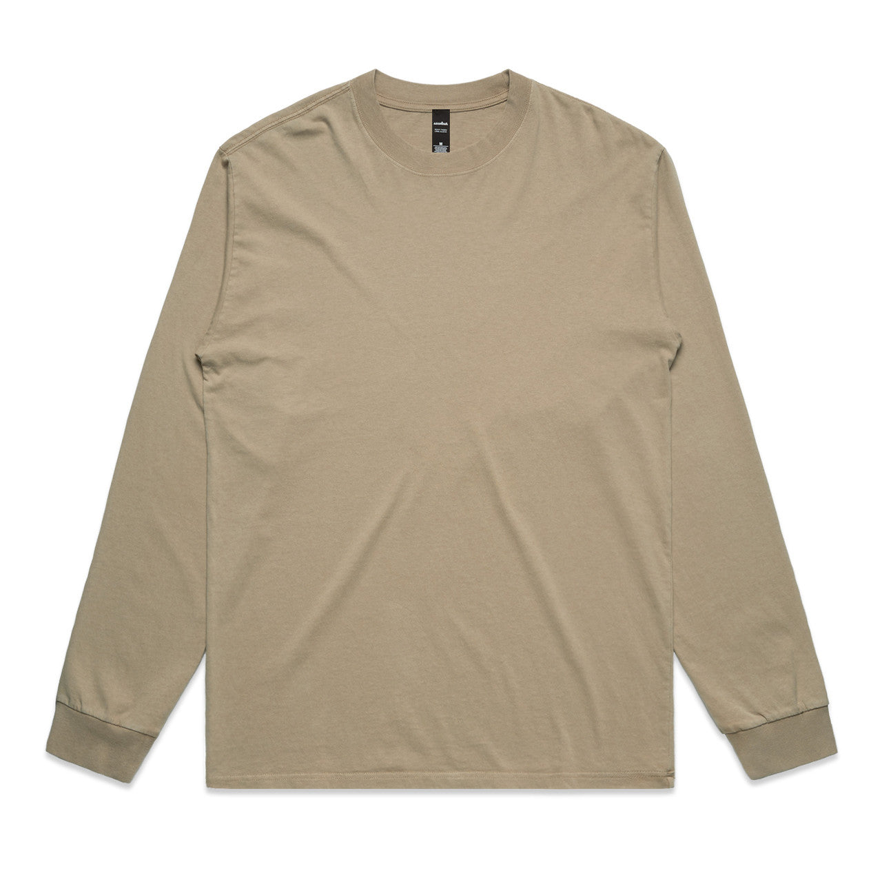 Heavy Faded L/S Tee – Long Sleeve Tee - Faded Khaki