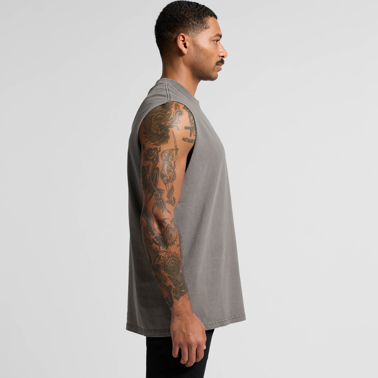 Heavy Faded Tank – Tank Top - SIDE