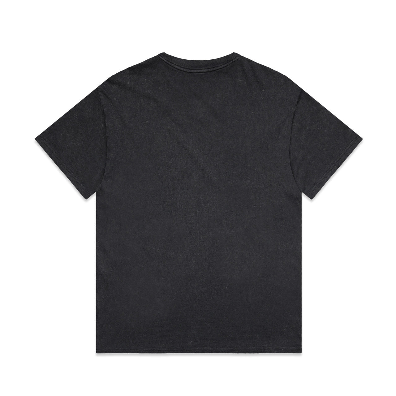 Stone Wash Heavy Tee – T-Shirt - BLACK STONE - BACK