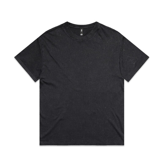 Stone Wash Heavy Tee – T-Shirt - Black Stone