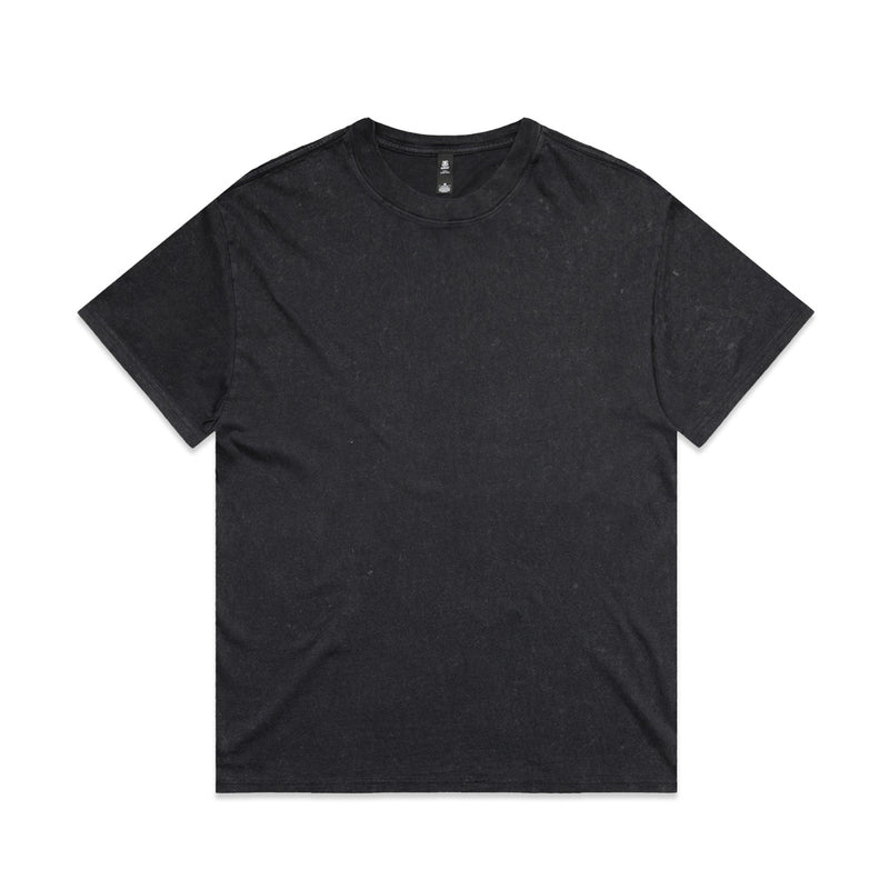 Stone Wash Heavy Tee – T-Shirt - Black Stone