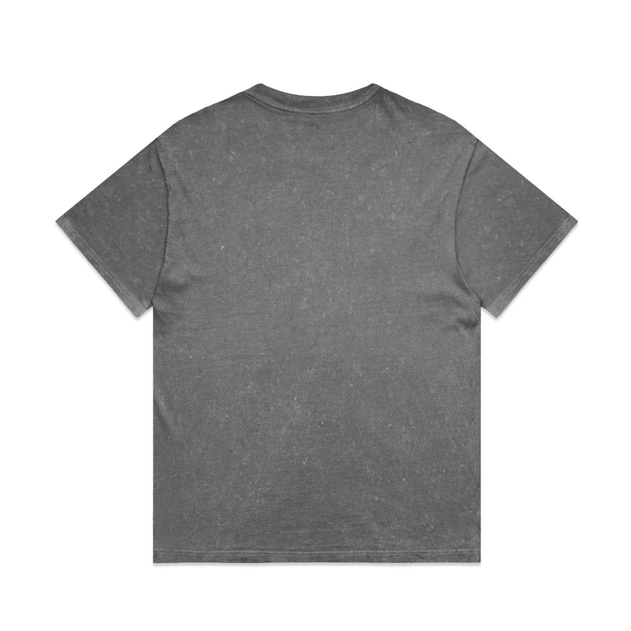Stone Wash Heavy Tee – T-Shirt - COAL STONE - BACK