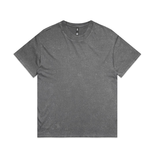 Stone Wash Heavy Tee – T-Shirt - Coal Stone