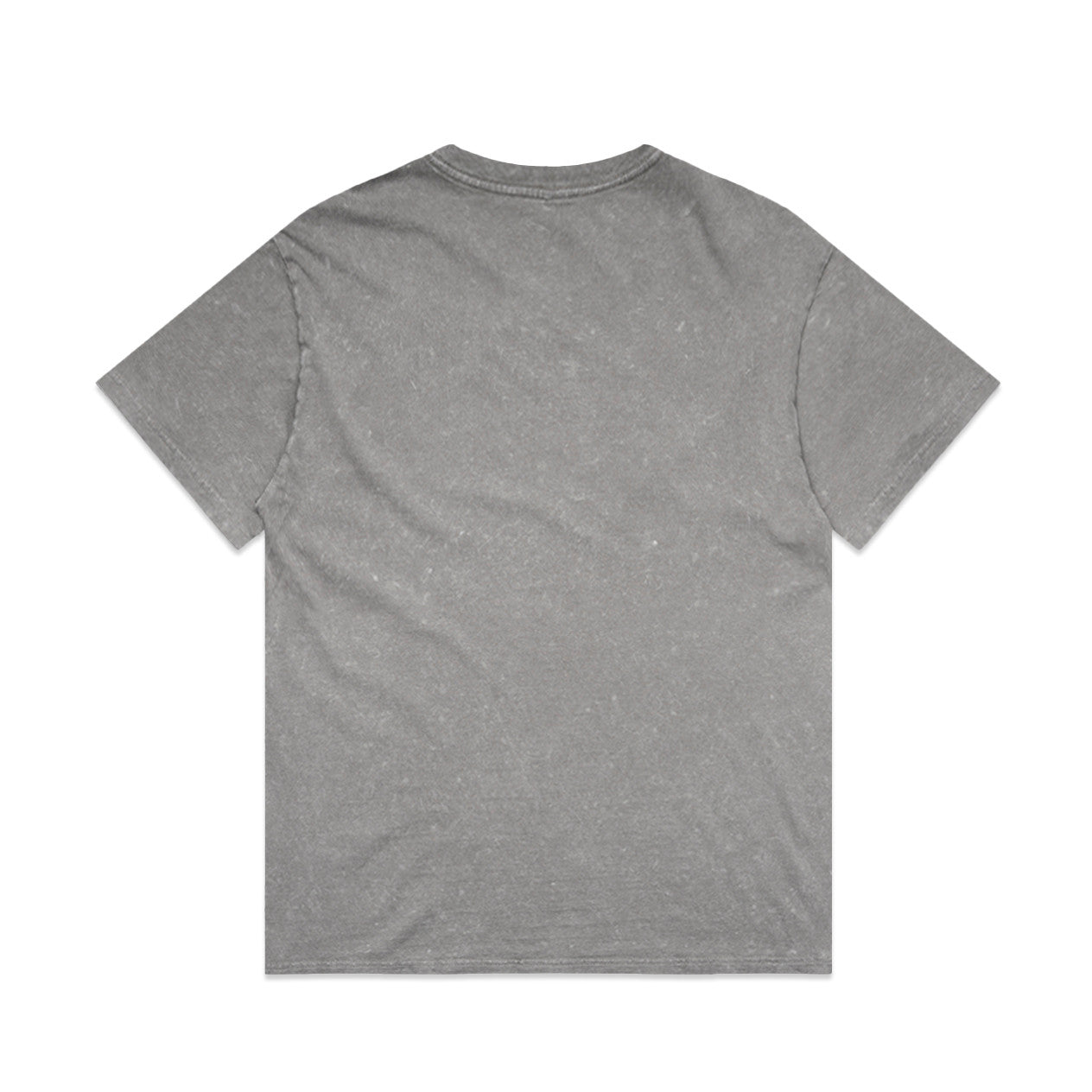 Stone Wash Heavy Tee – T-Shirt - GREY STONE - BACK