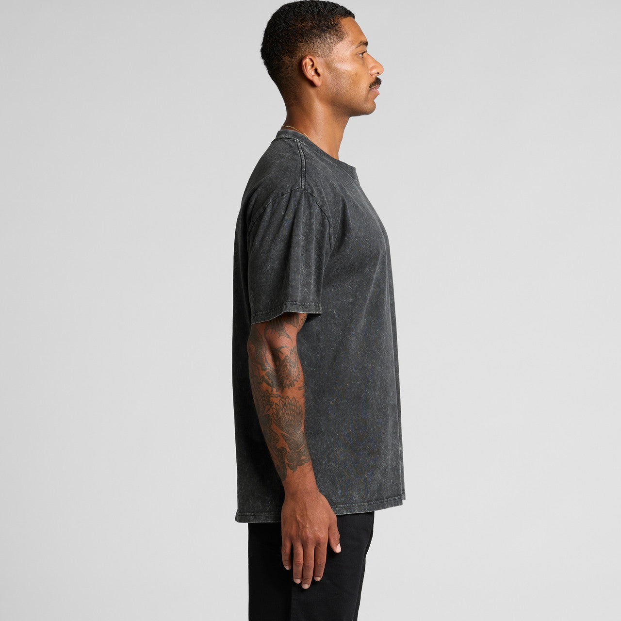Stone Wash Heavy Tee – T-Shirt - SIDE