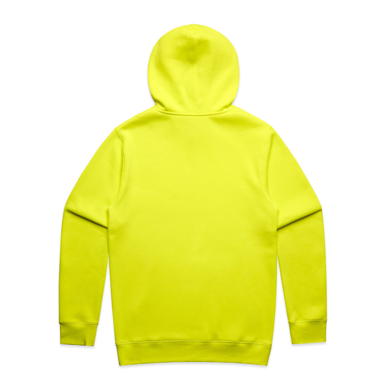 Stencil Safety Hood – Hoodie - SAFETY YELLOW - BACK