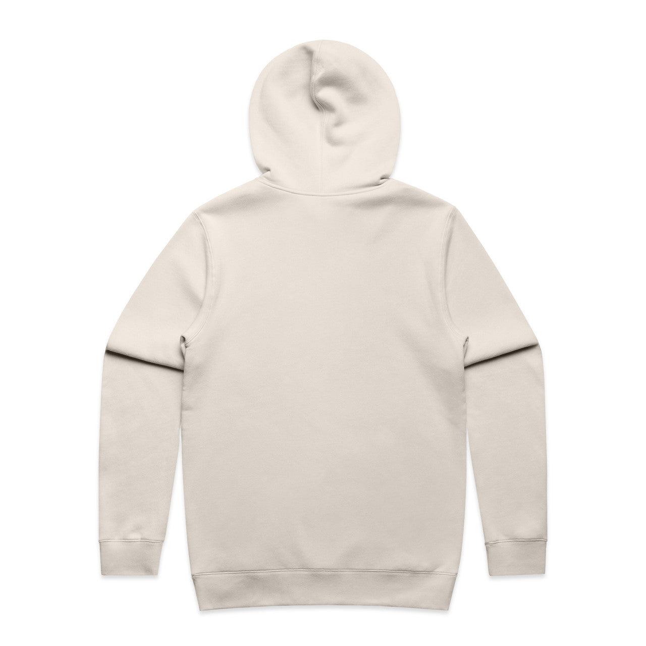 Stencil Hood – Hoodie - BONE - BACK