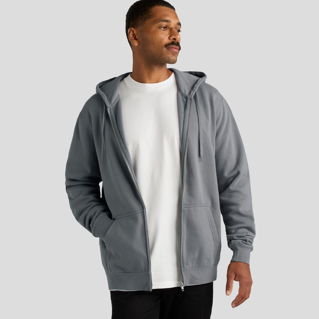 Stencil Zip Hood – Hoodie - EXTRA