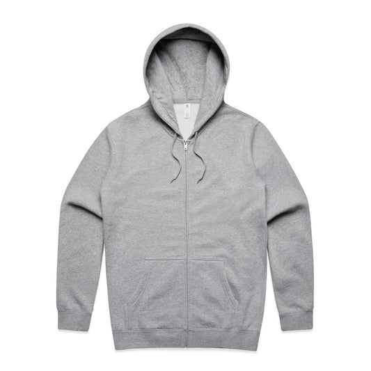Stencil Zip Hood – Hoodie - Athletic Heather