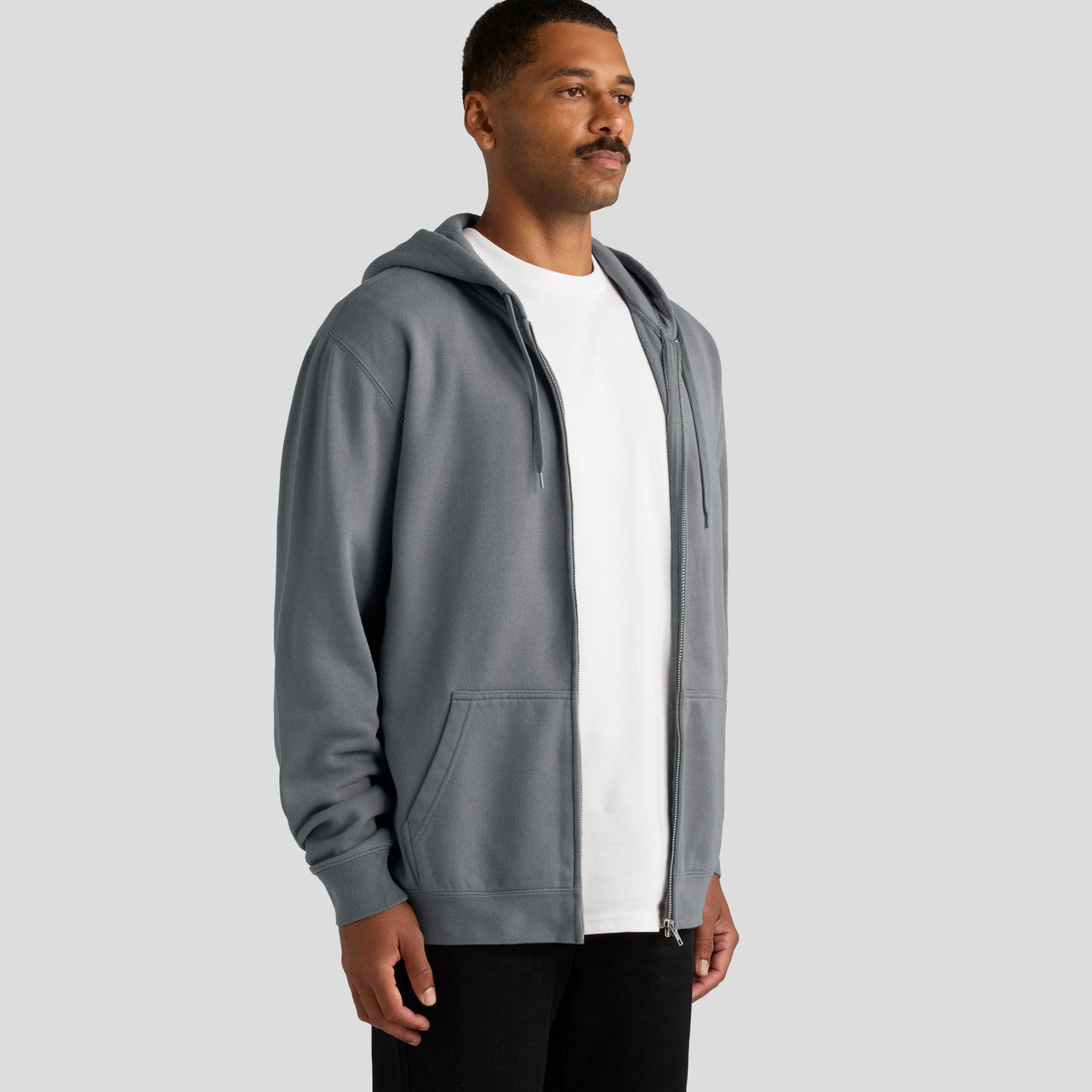 Stencil Zip Hood – Hoodie - TURN