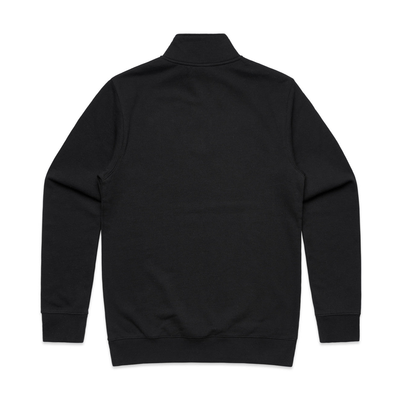 Stencil Half Zip Crew – Hoodie - BLACK - BACK
