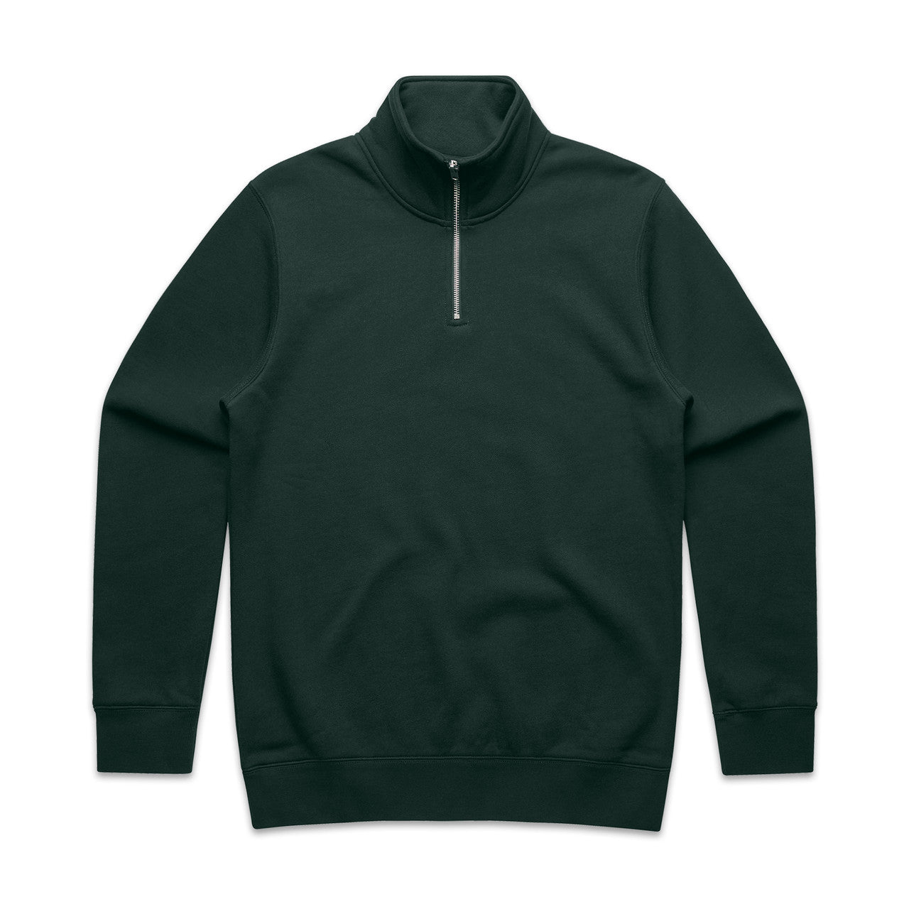Stencil Half Zip Crew – Hoodie - Pine Green