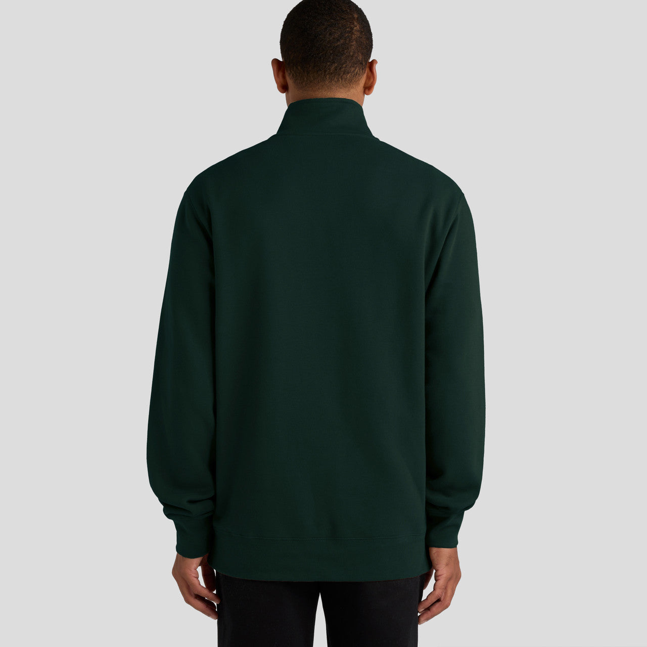 Stencil Half Zip Crew – Hoodie - BACK