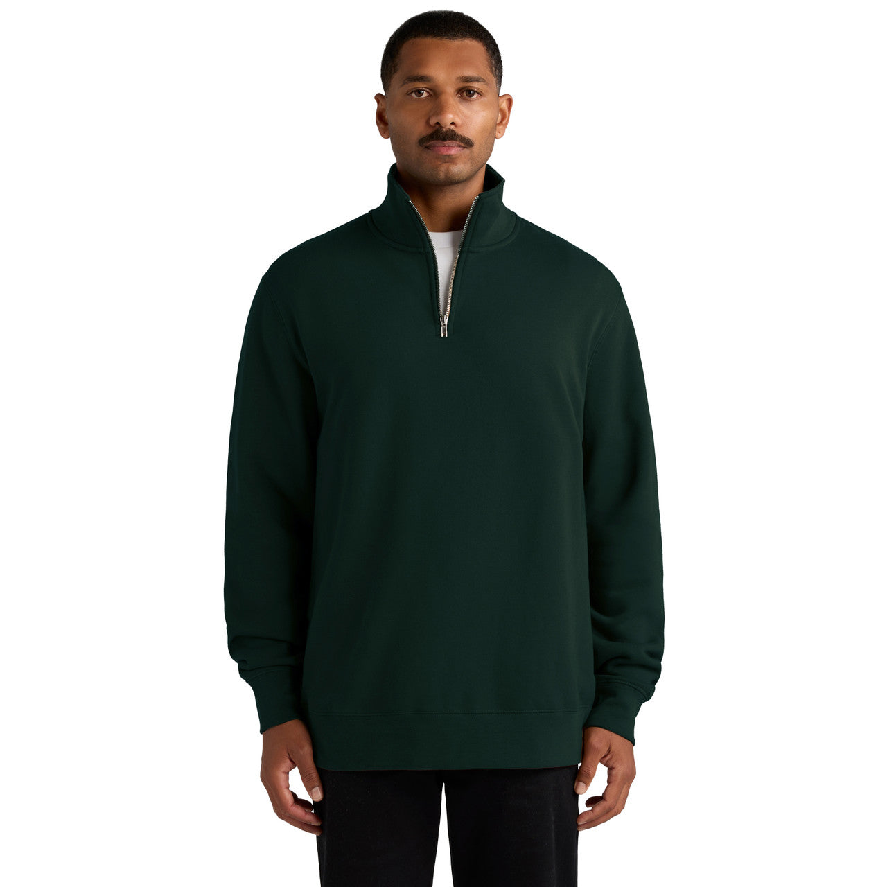 Stencil Half Zip Crew – Hoodie - FRONT
