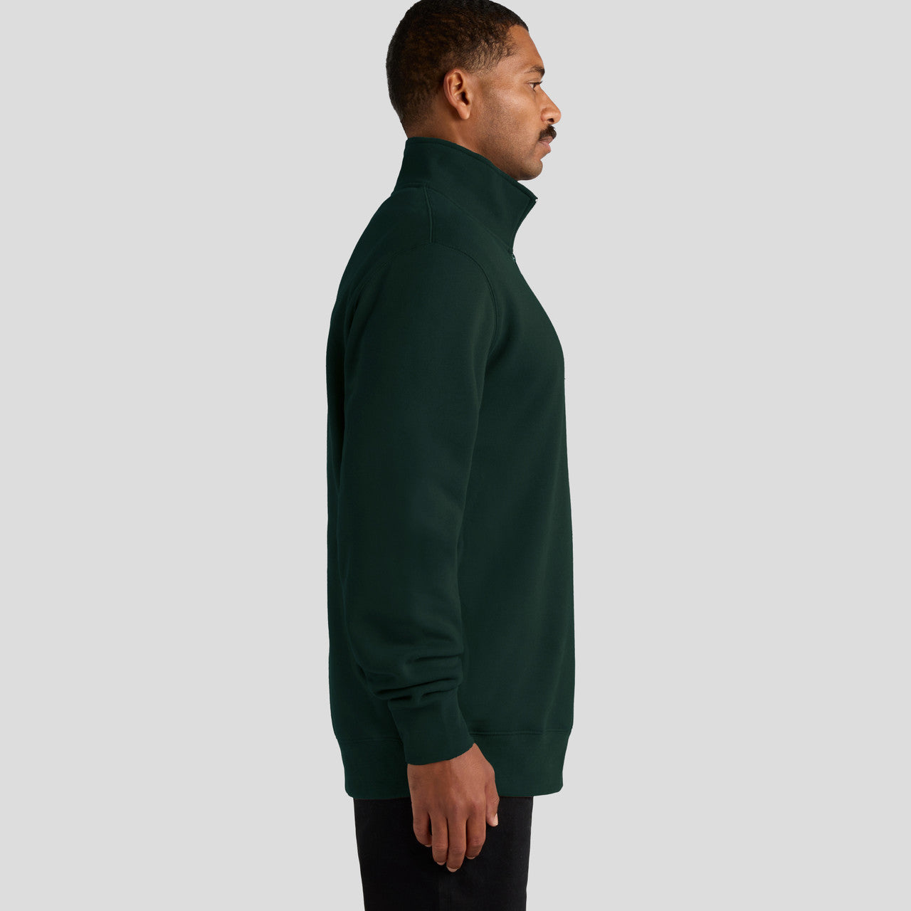 Stencil Half Zip Crew – Hoodie - TURN